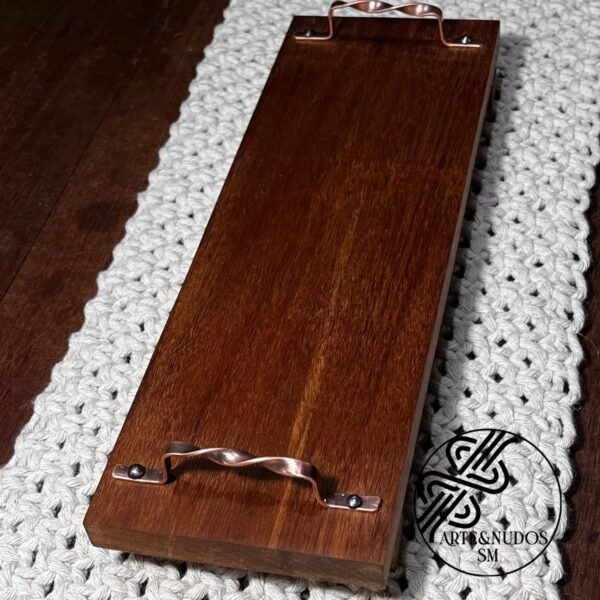 Centro de mesa Madera con Cobre "NO incluye velas" - Image 4